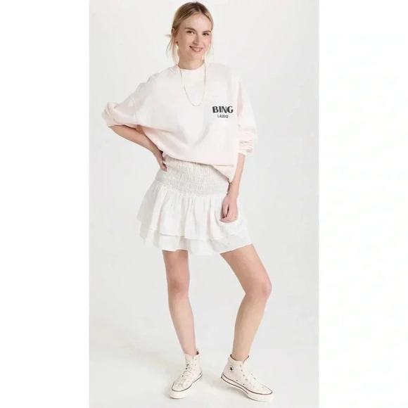 Madewell Women's Cream Skirt Size Large - Picture 1 of 5